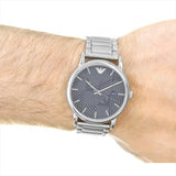  Shop Authentic Emporio Armani Classic Quartz Grey Dial Silver Steel Strap Watch For Men - AR11134 - Luxxuri