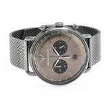 Shop Authentic Emporio Armani Aviator Brown Dial Grey Mesh Bracelet Watch For Men - AR11141 - Luxxuri
