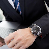  Shop Authentic Emporio Armani Aviator Chronograph Black Dial Black Leather Strap Watch For Men - AR11143 - Luxxuri