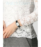  Shop Authentic Emporio Armani Gioia Analog Mother of Pearl Dial Black Leather Strap Watch For Women - AR11148 - Luxxuri