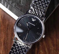  Shop Authentic Emporio Armani Kappa Black Dial Silver Steel Strap Watch For Men - AR11152 - Luxxuri
