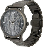  Shop Authentic Emporio Armani Luigi Analog Grey Dial Grey Steel Strap Watch For Men - AR11155 - Luxxuri
