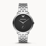  Shop Authentic Emporio Armani Classic Quartz Black Dial Silver Steel Strap Watch For Men - AR11161 - Luxxuri