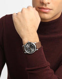  Shop Authentic Emporio Armani Luigi Quartz Grey Dial Brown Leather Strap Watch For Men - AR11175 - Luxxuri
