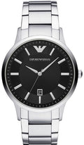  Shop Authentic Emporio Armani Renato Quartz Black Dial Silver Steel Strap Watch For Men - AR11181 - Luxxuri