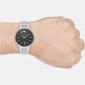  Shop Authentic Emporio Armani Renato Quartz Black Dial Silver Steel Strap Watch For Men - AR11181 - Luxxuri