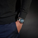  Shop Authentic Emporio Armani Renato Quartz Blue Dial Silver Steel Strap Watch For Men - AR11182 - Luxxuri