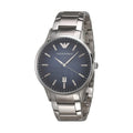  Shop Authentic Emporio Armani Renato Quartz Blue Dial Silver Steel Strap Watch For Men - AR11182 - Luxxuri