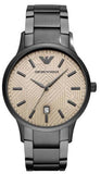  Shop Authentic Emporio Armani Renato Quartz Beige Dial Grey Steel Strap Watch For Men - AR11183 - Luxxuri