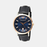  Shop Authentic Emporio Armani Renato Analog Blue Dial Black Leather Strap Watch For Men - AR2506 - Luxxuri