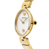  Shop Authentic Emporio Armani Arianna Mother of Pearl Dial Gold Steel Strap Watch For Women - AR11198 - Luxxuri