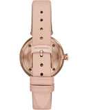  Shop Authentic Emporio Armani Arianna Mother of Pearl Dial Pink Leather Strap Watch For Women - AR11199 - Luxxuri