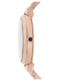  Shop Authentic Emporio Armani Gianni T Bar Black Dial Rose Gold Steel Strap Watch For Women - AR11206 - Luxxuri