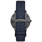  Shop Authentic Emporio Armani Modern Slim Analog Silver Dial Blue Leather Strap Watch For Men - AR11214 - Luxxuri