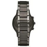  Shop Authentic Emporio Armani Renato Chronograph Quartz Blue Dial Black Steel Strap Watch For Men - AR11215 - Luxxuri