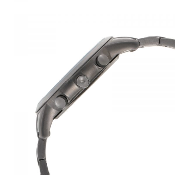  Shop Authentic Emporio Armani Renato Chronograph Quartz Blue Dial Black Steel Strap Watch For Men - AR11215 - Luxxuri