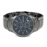  Shop Authentic Emporio Armani Renato Chronograph Blue Dial Grey Steel Strap Watch For Men - A11215 - Luxxuri