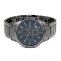  Shop Authentic Emporio Armani Renato Chronograph Quartz Blue Dial Black Steel Strap Watch For Men - AR11215 - Luxxuri
