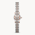 Emporio Armani Gianni T Bar Quartz Blue Dial Two Tone Steel Strap Watch For Women - AR11222