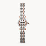  Shop Authentic Emporio Armani Gianni T Bar Quartz Blue Dial Two Tone Steel Strap Watch For Women - AR11222 - Luxxuri