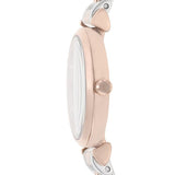  Shop Authentic Emporio Armani Gianni T Bar Pink Dial Two Tone Steel Strap Watch For Women - AR11223 - Luxxuri