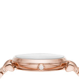  Shop Authentic Emporio Armani T-Bar Gianni Crystal Pave Dial Rose Gold Steel Strap Watch For Women - AR11244 - Luxxuri