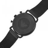 Shop Authentic Emporio Armani Aviator Chronograph Black Dial Black Mesh Bracelet Watch For Men - AR11264 - Luxxuri
