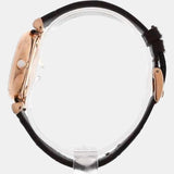  Shop Authentic Emporio Armani Gianni T-Bar Silver Dial Brown Leather Strap Watch For Women - AR11269 - Luxxuri