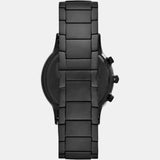  Shop Authentic Emporio Armani Renato Chronograph Mother of Pearl Black Dial Black Steel Strap Watch For Men - AR11275 - Luxxuri