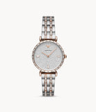  Shop Authentic Emporio Armani Gianni T-Bar Silver Dial Two Tone Steel Strap Watch For Women - AR11293 - Luxxuri