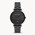  Shop Authentic Emporio Armani Gianni T Bar Analog Black Dial Black Steel Strap Watch For Men - AR11299 - Luxxuri