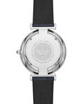  Shop Authentic Emporio Armani Gianni T Bar Quartz Blue Dial Blue Leather Strap Watch For Men - AR11300 - Luxxuri