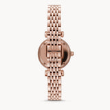  Shop Authentic Emporio Armani Gianni T-Bar Mother of Pearl Dial Rose Gold Steel Strap Watch For Women - AR11316 - Luxxuri