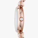  Shop Authentic Emporio Armani Gianni T-Bar Mother of Pearl Dial Rose Gold Steel Strap Watch For Women - AR11316 - Luxxuri