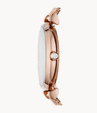  Shop Authentic Emporio Armani Gianni T Bar Mother of Pearl Dial Rose Gold Mesh Bracelet Watch For Women - AR11320 - Luxxuri