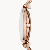  Shop Authentic Emporio Armani Gianni T Bar Mother of Pearl Dial Rose Gold Mesh Bracelet Watch For Women - AR11320 - Luxxuri