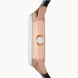  Shop Authentic Emporio Armani Gioia Quartz Mother of Pearl Dial Black Leather Strap Watch For Women - AR11390 - Luxxuri