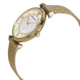  Shop Authentic Emporio Armani Gianni T Bar Mother of Pearl Dial Gold Mesh Bracelet Watch For Women - AR11321 - Luxxuri