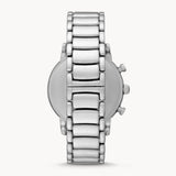  Shop Authentic Emporio Armani Luigi Chronograph Black Dial Silver Steel Strap Watch For Men - AR11324 - Luxxuri