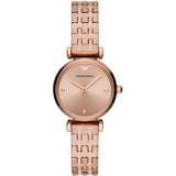  Shop Authentic Emporio Armani Gianni T Bar Quartz Rose Gold Dial Rose Gold Steel Strap Watch For Women - AR11342 - Luxxuri