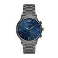  Shop Authentic Emporio Armani Giovanni Chronograph Blue Dial Grey Steel Strap Watch For Men - AR11348 - Luxxuri