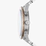  Shop Authentic Emporio Armani Mario Chronograph Beige Dial Silver Steel Strap Watch For Men - AR11352 - Luxxuri