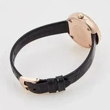  Shop Authentic Emporio Armani Rosa Quartz Mother Of Pearl White Dial Black Leather Strap Watch For Women - AR11356 - Luxxuri