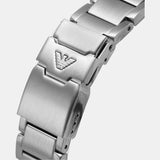  Shop Authentic Emporio Armani Diver Chronograph Quartz Black Dial Silver Steel Strap Watch For Men - AR11360 - Luxxuri