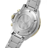  Shop Authentic Emporio Armani Diver Chronograph Green Dial Two Tone Steel Strap Watch For Men - AR11361 - Luxxuri