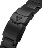  Shop Authentic Emporio Armani Diver Chronograph Black Dial Black Steel Strap Watch For Men - AR11363 - Luxxuri