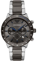  Shop Authentic Emporio Armani Chronograph Grey Dial Two Tone Steel Strap Watch For Men - AR11391 - Luxxuri