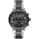  Shop Authentic Emporio Armani Chronograph Grey Dial Two Tone Steel Strap Watch For Men - AR11391 - Luxxuri