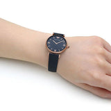  Shop Authentic Emporio Armani Gianni T-Bar Quartz Blue Dial Blue Leather Strap Watch for Women - AR11424 - Luxxuri