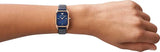  Shop Authentic Emporio Armani Gioia Quartz Mother of Pearl Blue Dial Blue Leather Strap Watch For Women - AR11426 - Luxxuri